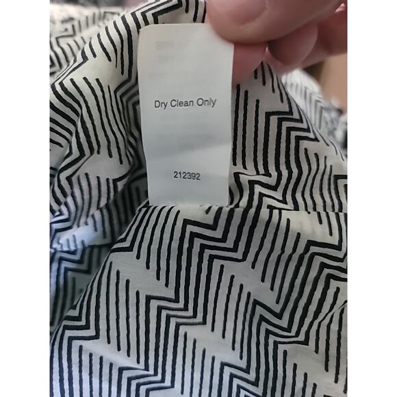 Carol Anderson by Invitation Blazer Jacket Sz 10 Black White Plaid Tweed Fringe - Picture 11 of 16